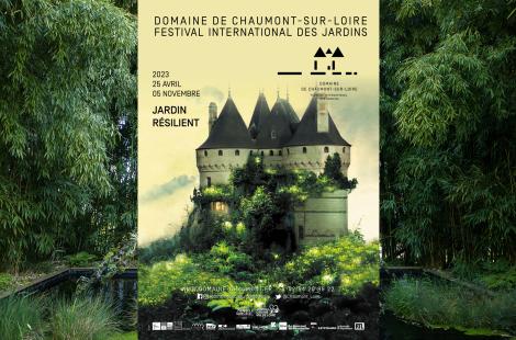 Affiche du Festival International des jardins de Chaumont-sur-Loire