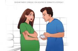 « Vivre avec l'eczéma atopique à l'heure de devenir parents ! », une BD pour informer et rassurer les jeunes patients